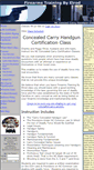 Mobile Screenshot of firearmstrainingbyelrod.com